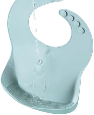 PandaEar Set of 3 Silicone Baby Bibs Waterproof, Soft, Unisex, 10-72 Months