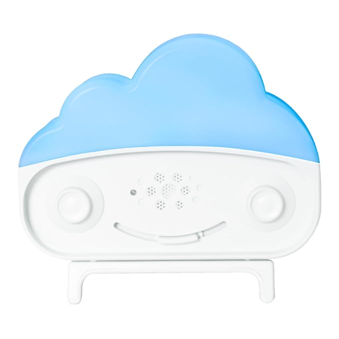 Happiest Baby SNOObie Smart White Noise Machine - Portable Baby Sound Machine with Night Light - 12 Soothing Sounds for Sleep Training, White