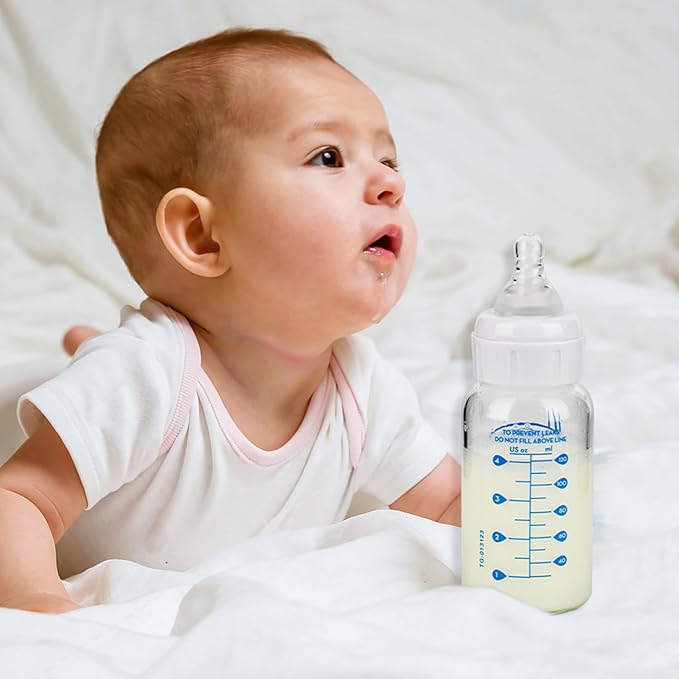 Silicone Nipple for Dr. Brown's Narrow Baby Bottle,Level 2 Bottle Nippls, Medium Flow, 3m+, 6 Count