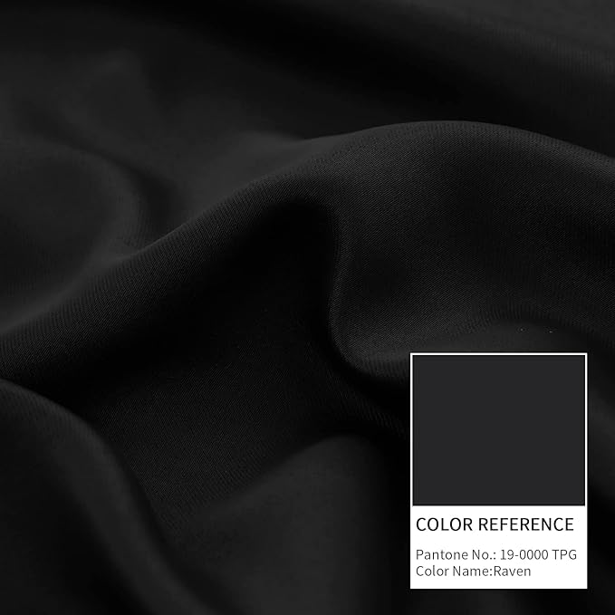BGment Black Blackout Curtains 69 Inches Long 2 Panels Set for Living Room, Thermal Insulated 100% Light Blocking Curtains & Drapes, Grommet Soundproof Curtains for Bedroom Window, Each 55 Wide