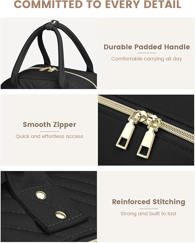 Diaper Bag Backpack,Baby Essentials Diapers Bag with Pacifier Case,Multipurpose Stylish Large Capacity Travel Backpack for Baby Girl/Boy(L-Black)