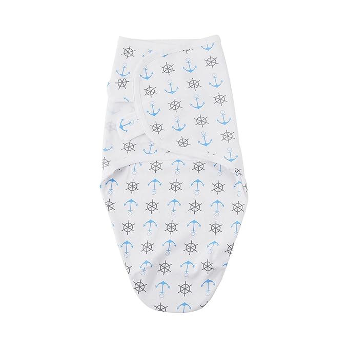 insular Baby Swaddle Wrap, Swaddle Blanket for Newborn and Infant, Adjustable Swaddling Set for Boy and Girl, Soft Cotton Baby Sleep Sack 3 Pack, Pirate, Small(0-3 Month)