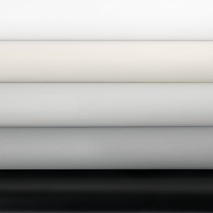 Kincmo No Drill Motorized Blinds with Remote, 100% Blackout Roller Shades for Windows, Custom Electric Blinds Compatible with Alexa, Apple Homekit, Google Home (100% Blackout - Fabric Samples)