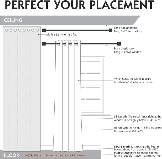FMFUNCTEX 100% Beige Blackout Curtains for Bedroom, Cream Weave Textured Curtains 90 Inches Long Thermal Insulated Curtains for Living Room, Farmhouse Drapes Grommet Room Darkening 2 Panels