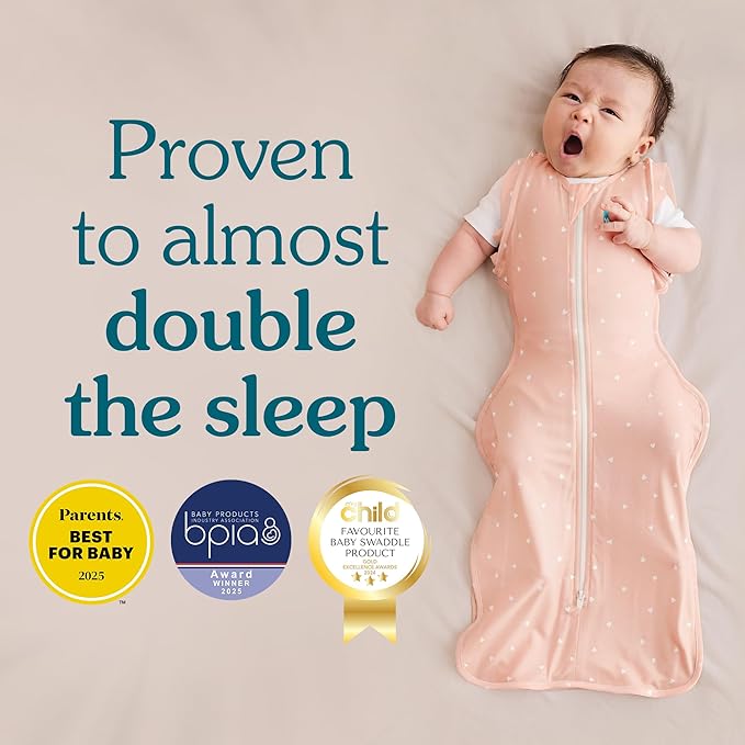 Love to Dream Swaddle UP, Transition Bag Warm 2.5 TOG, Gently Help Baby Safely Transition from Being Swaddled to Arms Free