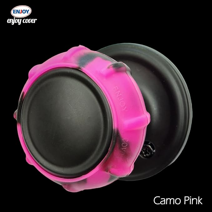 Enjoy Cover - Silicone Door knob Grips Nonslip Arthritis & Senior Living Aids Fits All Door Knob Universal Size 4 Pack (Pink Camo)
