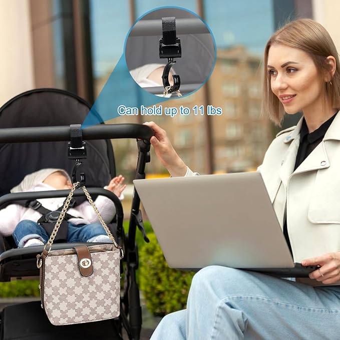 Accmor 2-in-1 Walker Cup Holder with Hook Set, Wheelchair Cup Holder, Rollator Cup Holder, Cup Phone Holder for Walker, Wheelchair, Rollator, Mobility Scooter