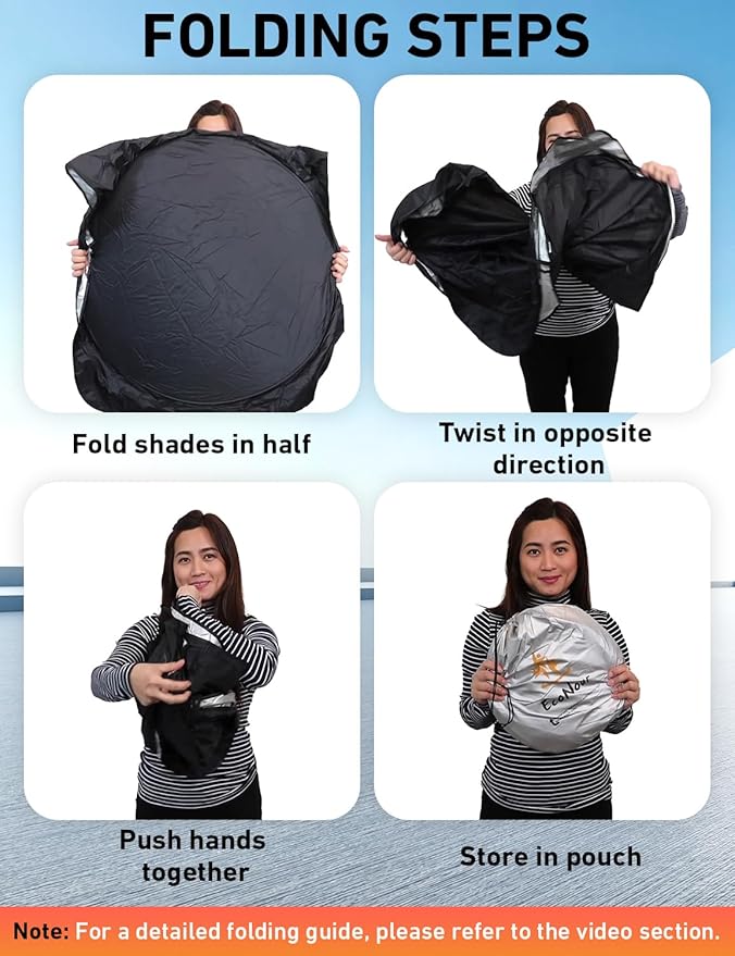 Econour Windshield Sunshade for Audi Q7 2016-2024 2025 2026, Sun Visor for Front Windshield & Window Sun Shade Cover, UV Heat Blocker & Protector, Car Accessories