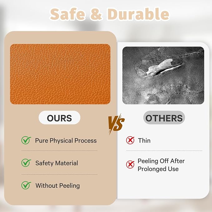 Waterproof Baby Play Mat for Floor 1.3"Thick Memory Foam 50*50 Cushion Playpen Playmat Tummy Time Crawling Mat Nursery Rug Pad Mattress Create Soft & Safe Area for Infants,Toddler,Kid,Orange