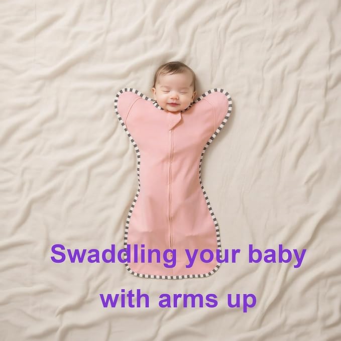 Transitional Swaddle Blanket Sack 2-Pack, Baby Sleep Sack, Arms Up Design, Newborn Swaddle for Boys Girls