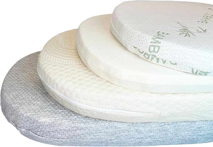 ORGANIC TEXTILES Organic Baby Mattress Topper with Organic Cotton Cover - GOLS/GOTS Certified - Breathable - 2" (30"x15")