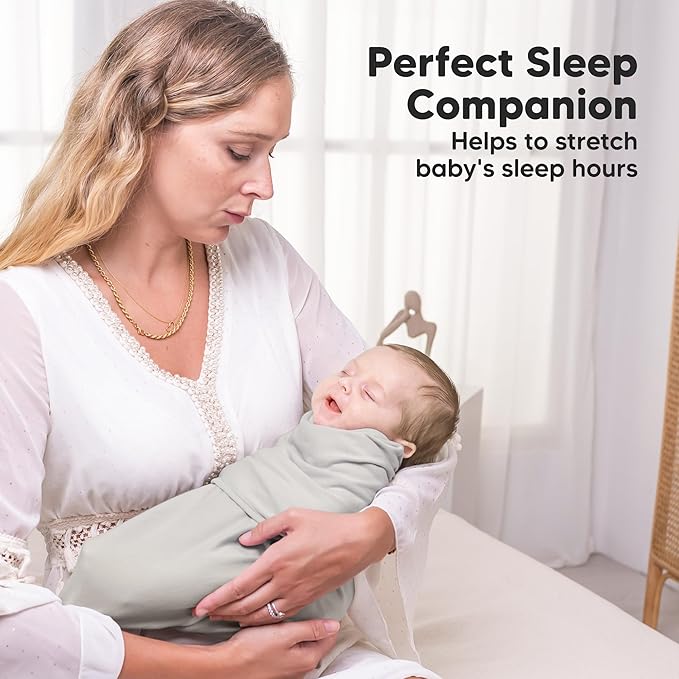 Baby Swaddle Sleep Sacks with Zipper - 3-Pack Swaddles for Newborns 0-3 Months, Infant, Baby Girls, Boys, Soft & Durable Newborn Sleep Sack, Easy Diaper Change Swaddling Blanket (Sage)