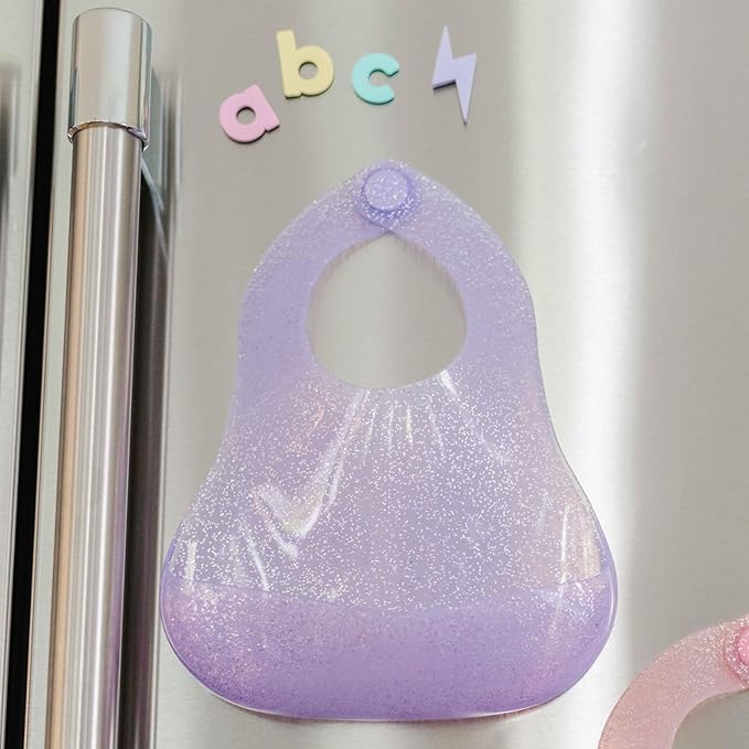 Babynetic Magnetic Silicone Baby Bib – Waterproof, Dishwasher Safe, BPA Free Food-Grade, Feeding Bib for Infants and Toddlers