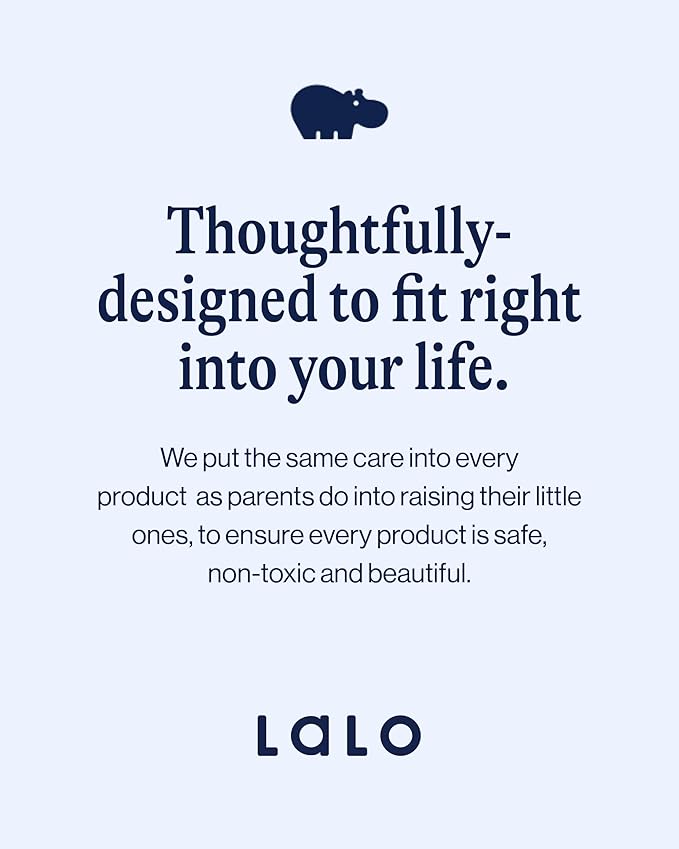 Lalo Bathtime Starter Kit - Modern Baby Bathtub, Rinse Cup & Spout Cover Bundle, Safe & Clean Design for Newborns, Minimalist Design, Easy to Clean, 25.3 x 18 x 7.7 in, 10 lb - Coconut
