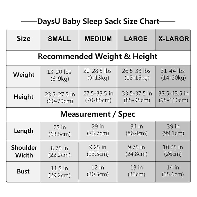 DaysU Micro Fleece Baby Sleep Sack 12-18 Months, 1.0 TOG Baby Sleeveless Wearable Blanket with 2-Way Zipper, Sleeping Bag for Baby Unisex, 1 Pack, Light Grey Fox