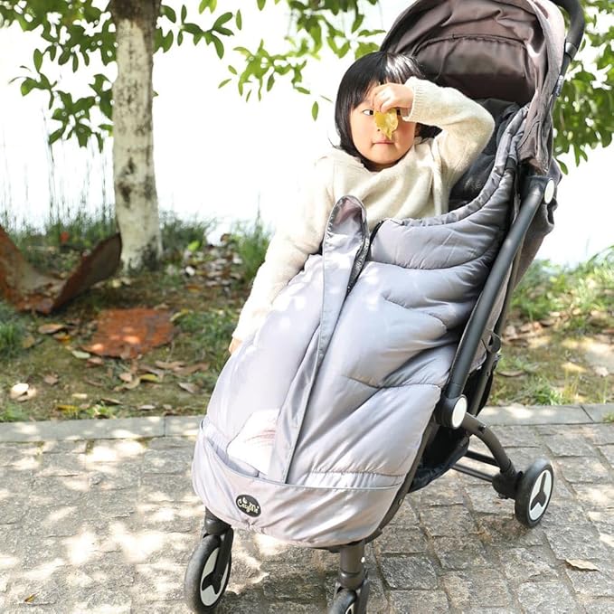 CozyMe Stroller Footmuff Go 3 Seasons for Toddler,Wind Proof,Anti-slip Winter Bunting Bag,6-36M Toddler Stroller Warmer