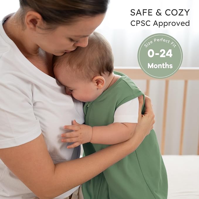 Yoofoss Baby Sleep Sack 12-18 Months with Plush Dots, 2 Pack TOG 1.5 Fleece Baby Wearable Blanket with 2-Way Zipper, Organic Cotton Fabric Toddler Sleeping Sack, (Large)
