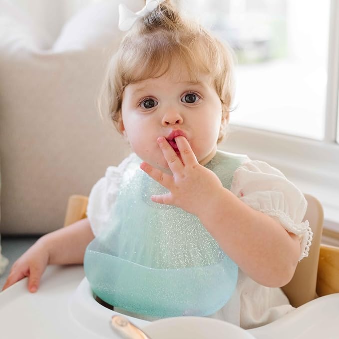 Babynetic Magnetic Silicone Baby Bib – Waterproof, Dishwasher Safe, BPA Free Food-Grade, Feeding Bib for Infants and Toddlers