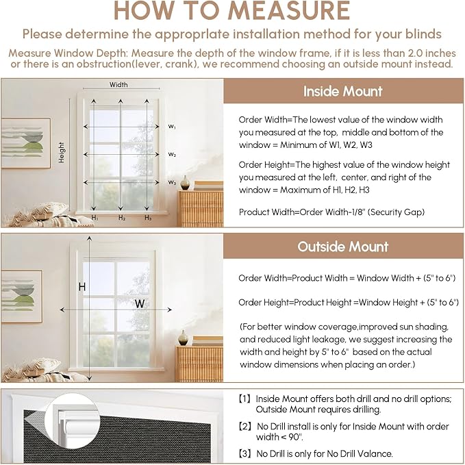 Kincmo No Drill Motorized Blinds with Remote, 100% Blackout Roller Shades for Windows, Custom Electric Blinds Compatible with Alexa, Apple Homekit, Google Home (100% Blackout Starscape Brown)
