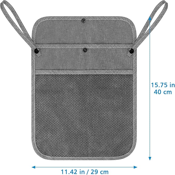 Accmor Universal Stroller Organizer, Mesh Bag Fits for Uppababy, Nuna, Britax, Doona Strollers, Non-Slip Adjustable Stroller Mesh Cargo Net Storage Caddy Accessories