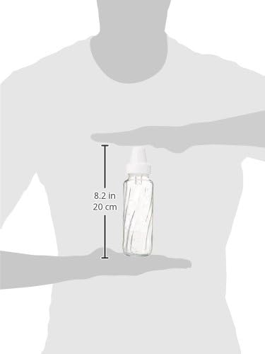 Evenflo Feeding Classic Glass Bottle, Twist Bottles, 8 Oz, 2-Pack of 6 Bottles