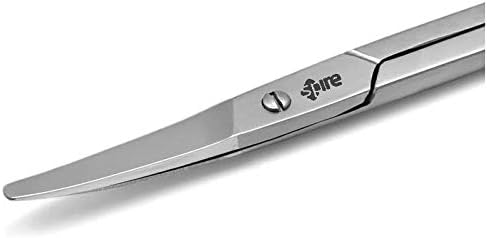 Baby Nail Scissors With Round Tip 4.5" Eyebrow, Dry Skin, Eyelash, Nose Hair For Men And Women Daily Use