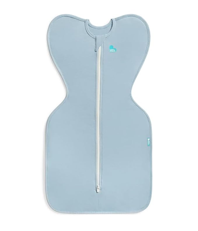 Love to Dream Swaddle, Baby Sleep Sack, Swaddle Up Self-Soothing Swaddles for Newborns, Get Longer Sleeps, Snug Fit Helps Calm Startle Reflex, Lite 0.2 Tog Sleep Sack, 13-19 lbs, Soft Blue