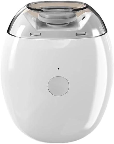 Saker Electric Automatic Nail Clipper & Grinder, Rechargeable Fingernail Trimmer with LED Light, 3-Speed Quiet Nail Care Tool for Adults, Seniors & Babies (2PC)