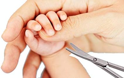 Baby Nail Scissors With Round Tip 4.5" Eyebrow, Dry Skin, Eyelash, Nose Hair For Men And Women Daily Use