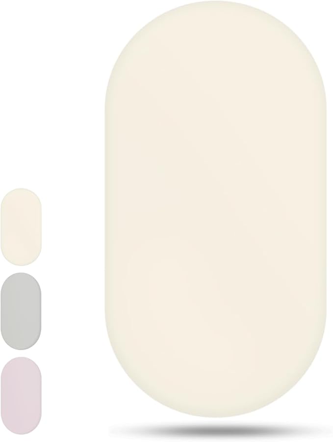 Vegan Leather Bassinet Sheets for Baby, Waterproof Wipeable, Extra Thick & PortableFit for Hourglass Oval Rectangular Cradle Pad Sheets, Standard Cradle Safe Sheets for Baby Boys Girls 32"x16"(Beige)