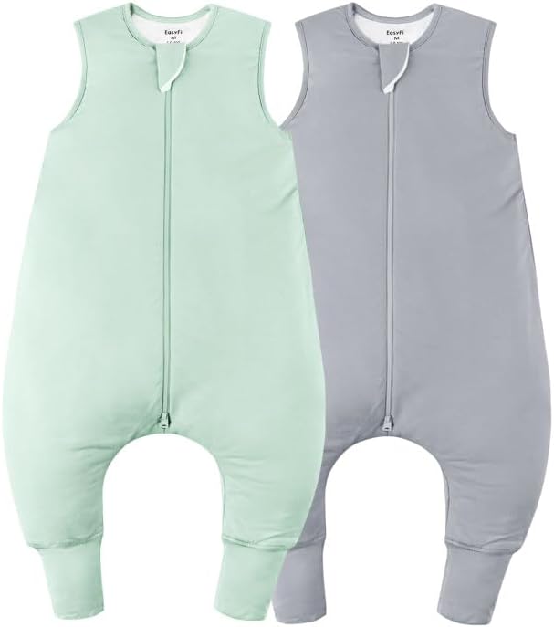 EasyFi Rayon Made from Bamboo Sleep Sack with Feet Baby Sleep Sack with Legs