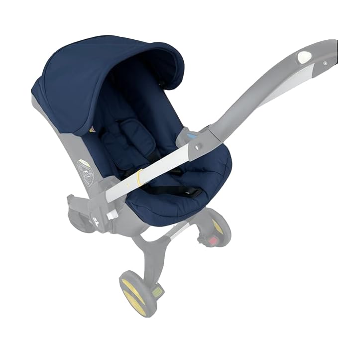 Changing Washing Kit,Canopy Sunshade Cover,Compatible with Car Seat Doona Strollers (Navy Blue)