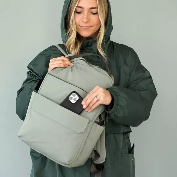 RED ROVR Roo Lightweight 1 LB Diaper Bag Backpack | 11 organizational pockets| Durable & Water-Resistant (Sage)