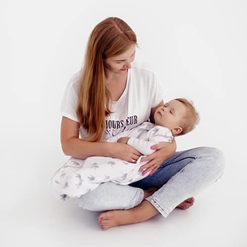 Mama Cheetah Baby Sleep Sack 0.5 TOG, Organic Cotton Baby Wearable Blanket, Swaddle Transition Baby Sleeping Bag, Boy Girl Newborn Infant, XXL (24-48 M)