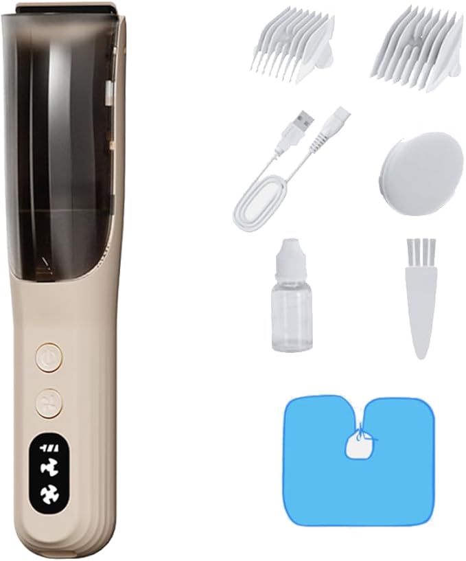 Baby Hair Clipper with Hair Collection Chamber - Low Noise, R-Rounded Blade, Ceramic Blade, Safe for Newborns & Toddlers | Electric Hair Trimmer for Baby Haircut