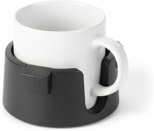 Desk Cup Holder & CupHolder for Bed - Universal Anti-Spill Adjustable Drink Caddy for Desk & Nightstand with Anti-Tip Base | Bedside Cup Holder & Bed CupHolder Pet-Proof Organizer for Office,Use