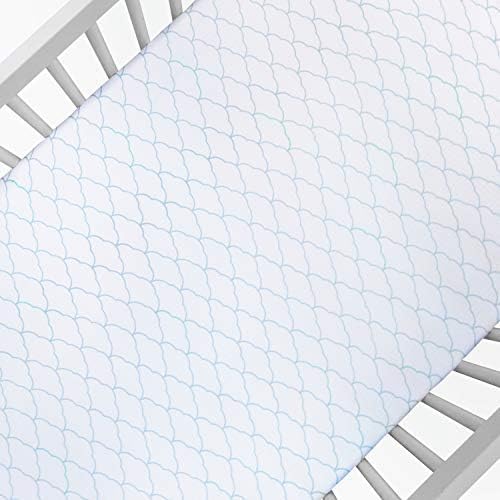 Newton Baby Fitted Crib Sheet (2-Pack) - Ultra Breathable and Soft, Organic Cotton, Fits All Standard Cribs, White Dreamweaver