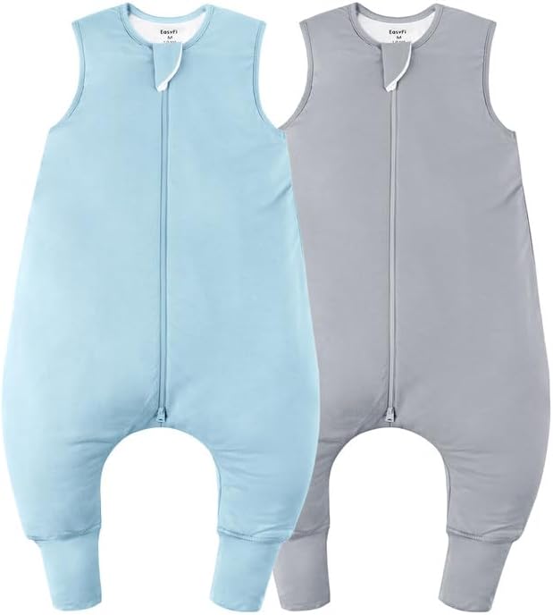 EasyFi Rayon Made from Bamboo Sleep Sack with Feet Baby Sleep Sack with Legs