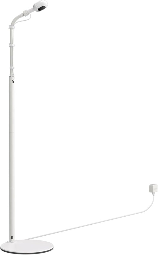 Upgraded Nanit Floor Stand, Heavy-Duty Nanit Pro Baby Monitor Stand Adjustable Gooseneck Holder Compatibility for Nanit Pro/Plus/Original Cameras, No Tools or Wall Damage (Camera Not Included)