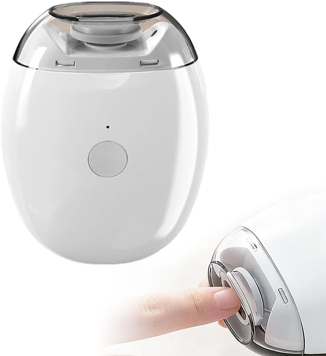 2026 Saker Electric Automatic Nail Clipper & Trimmer|3-in-1 Rechargeable Nail Grinder with LED Light & 3 Speeds|Gentle for Toenails&Fingernails|Ideal for Seniors, Adults & Babies (1PC)