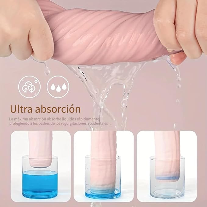 norinori Baby Burp Cloths Muslin Washcloths 6Pack - Muslin Burp Cloths Large 20''x10'' Extra Soft Absorbent Baby Burp Rags for Newborn 100% Cotton for Boys Girls Gift 6 Layers Machine Washable
