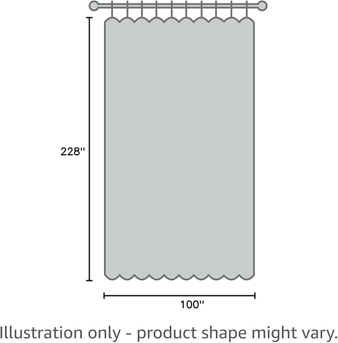 Extra Long Blackout Curtains - 2 Story High Living Room Drapes - Tall Curtains for High Ceiling or Long Window - 144 156 168 192 204 216 240 Inch 12ft-20ft Length(1 Panel,Navy, 100″x228″)