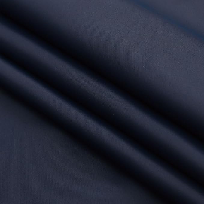 Extra Long Blackout Curtains - 2 Story High Living Room Drapes - Tall Curtains for High Ceiling or Long Window - 144 156 168 192 204 216 240 Inch 12ft-20ft Length(1 Panel,Navy, 100″x228″)