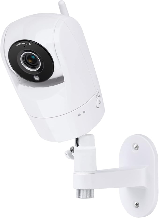 Adjustable Baby Monitor Wall Mount for VTech VM901/VM924/VM923/VM928, Full-Range View and Easy Installation Without Drilling