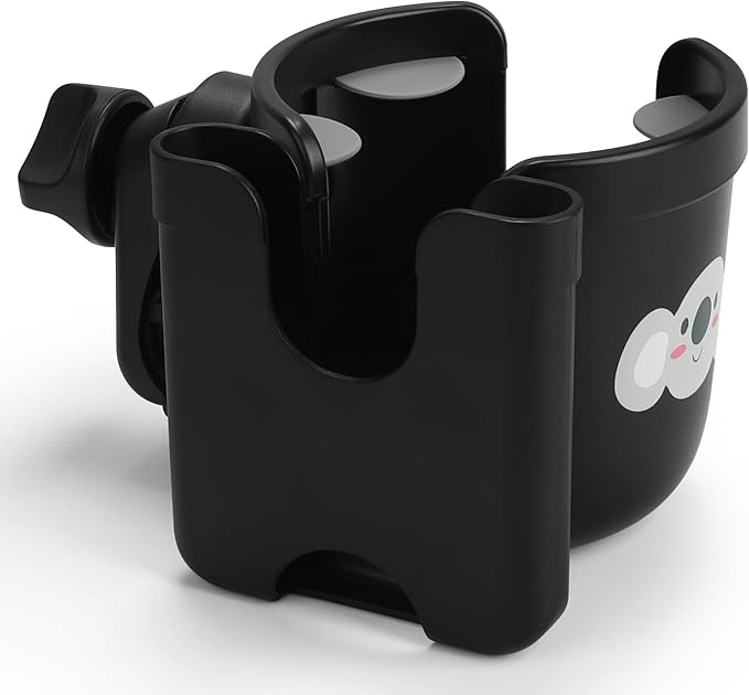 Accmor 2-in-1 Walker Cup Holder with Phone Holder, Wheelchair Cup Holder, Rollator Cup Holder, Cup Phone Holder for Walker, Wheelchair, Rollator, Mobility Scooter