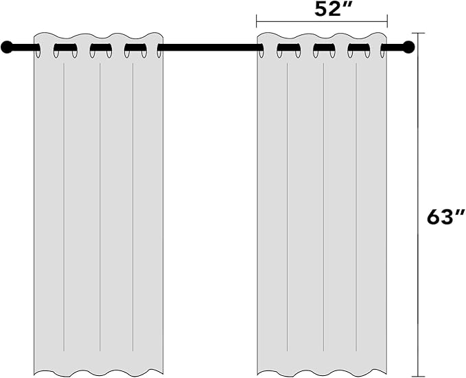 PrinceDeco 100% Blackout Curtains Navy Blue Curtains 63 Inch Length Linen Textured Thermal Insulated Black Out Drapes for Bedroom Living Room,Privacy Protection 2 Panels Set, W52 x L63 Inch