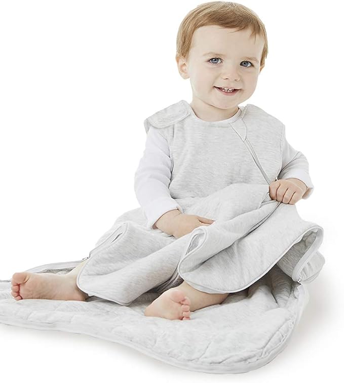 GUNAMUNA Sleep Sacks for Babies Toddlers and Newborns, Easy Changing Diaper Zipper, Cozy, 2.5 TOG