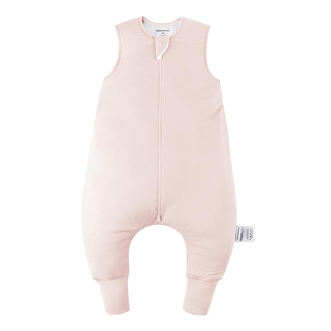 BubblePanda Rayon Made from Bamboo Toddler Sleep Sack with Feet 24-36 Months 1.0 Tog Ultra Soft Toddler Sleeping Sack 2t-3t Sleep Bag Walker Quilted Wearable Blanket with Legs 2-Way Zipper Lightweight
