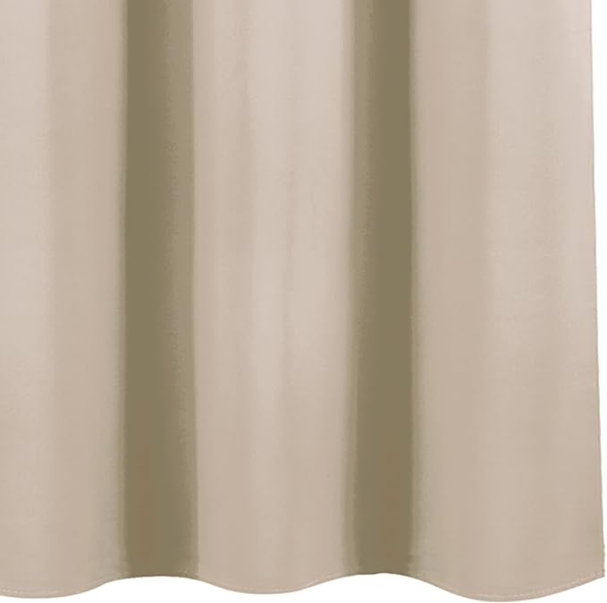 LEMOMO Blackout Curtains Light Beige Curtains 42 x 63 Inch 2 Panels Darkening Thermal Insulated Bedroom Curtains