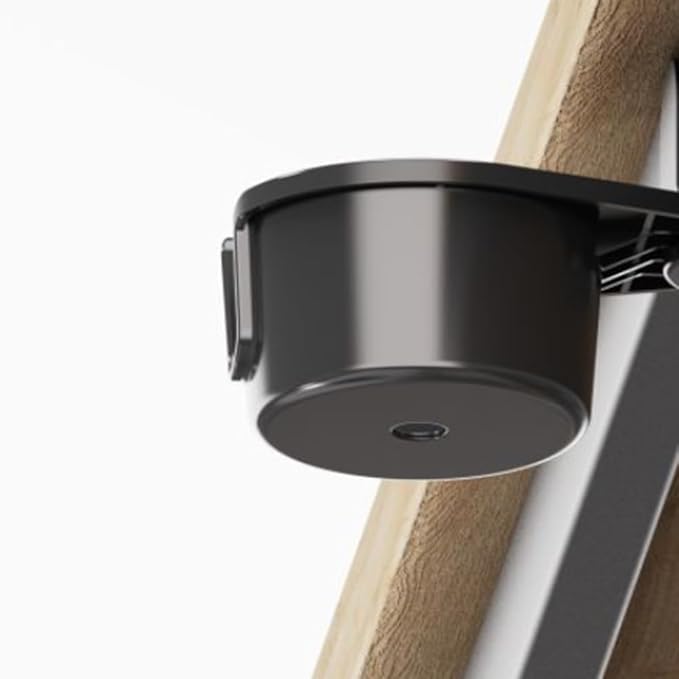 360° Rotating Under Table Desk Cup Holder Cup & Pen Holder Mount Inner Diameter 90mm/9cm (Assembly is Required)